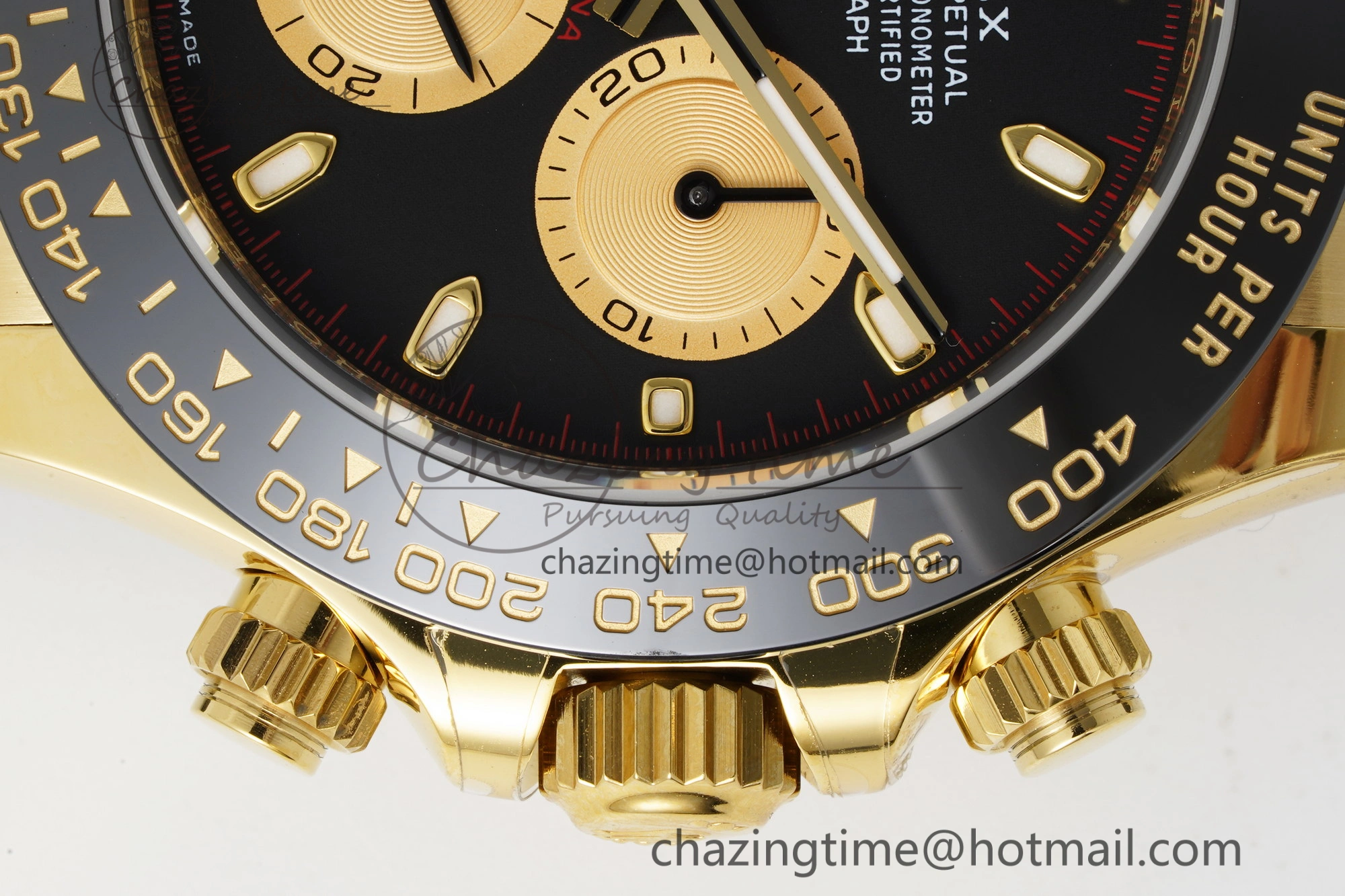 Daytona 116518 BTF 1:1 Best Edition Paul Newman Black YG Dial on Oysterflex Rubber Strap SA4130 V2