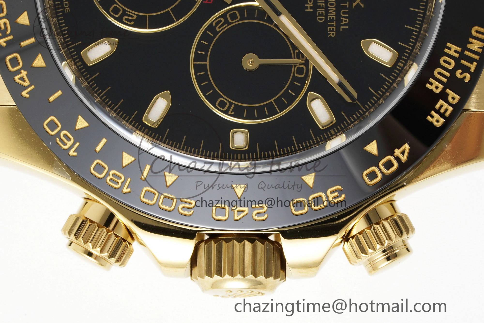 Daytona 116518 Clean 1:1 Best Edition Black Dial on Oysterflex Rubber Strap SA4130 V2