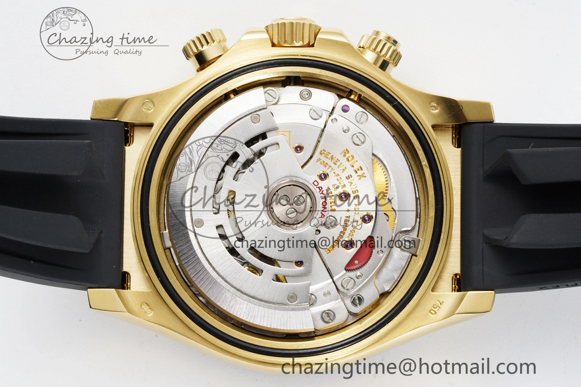 Daytona 116518 Clean 1:1 Best Edition Black Dial on Oysterflex Rubber Strap SA4130 V2