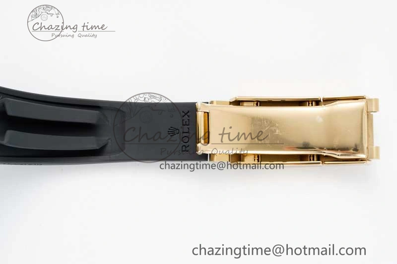 Daytona 116518 Clean 1:1 Best Edition Black Diamonds Dial on Oysterflex Rubber Strap SA4130 V2