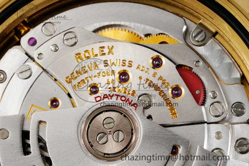 Daytona 116518 Clean 1:1 Best Edition Black Diamonds Dial on Oysterflex Rubber Strap SA4130 V2