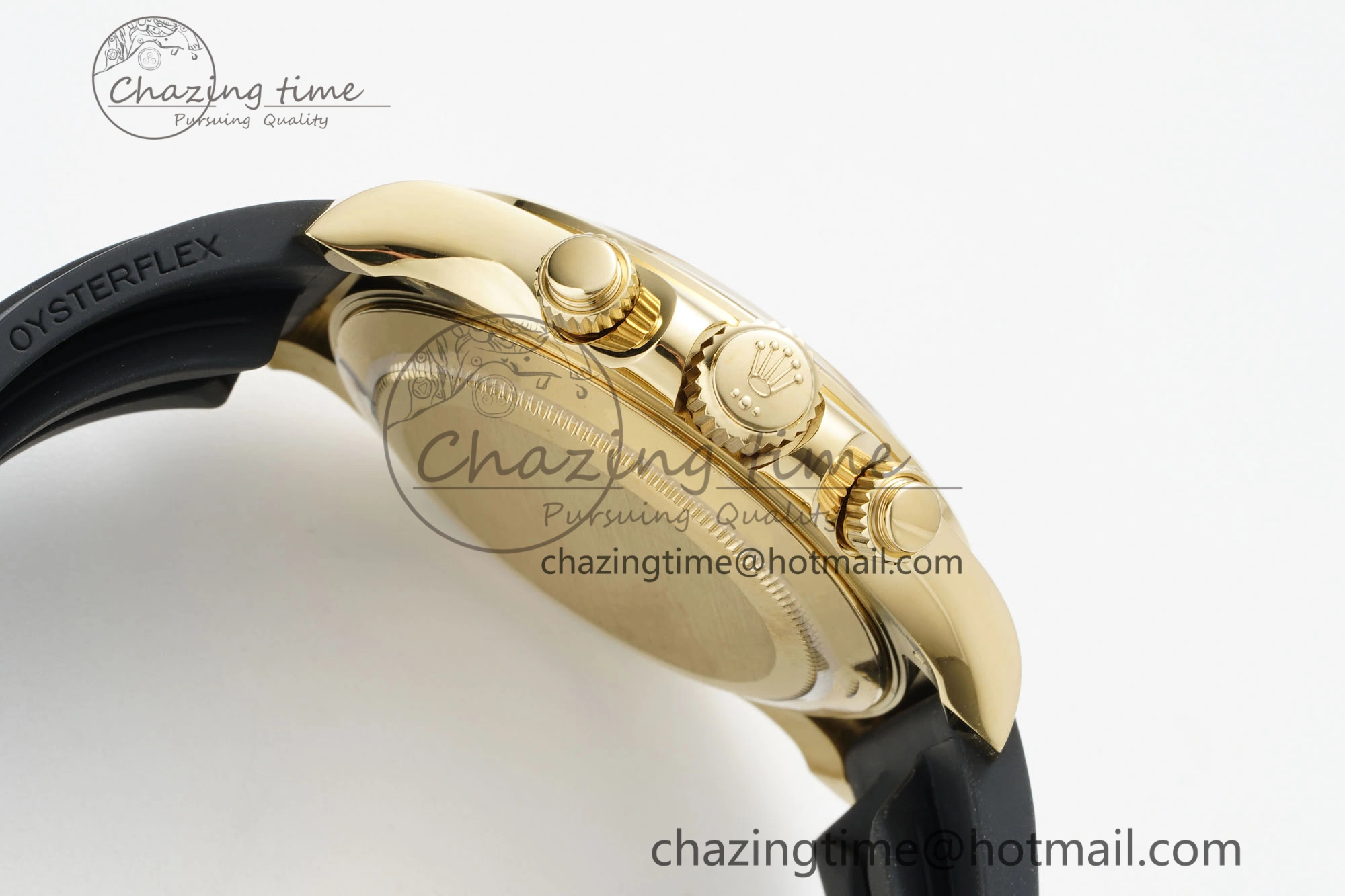 Daytona 116518 Clean 1:1 Best Edition White Arabic Dial on Oysterflex Rubber Strap SA4130 V2