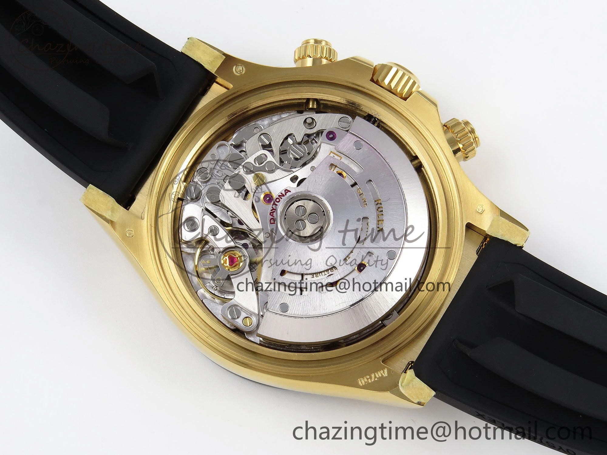 Daytona 116518 Clean 1:1 Best Edition YG Dial on Oysterflex Rubber Strap SA4130