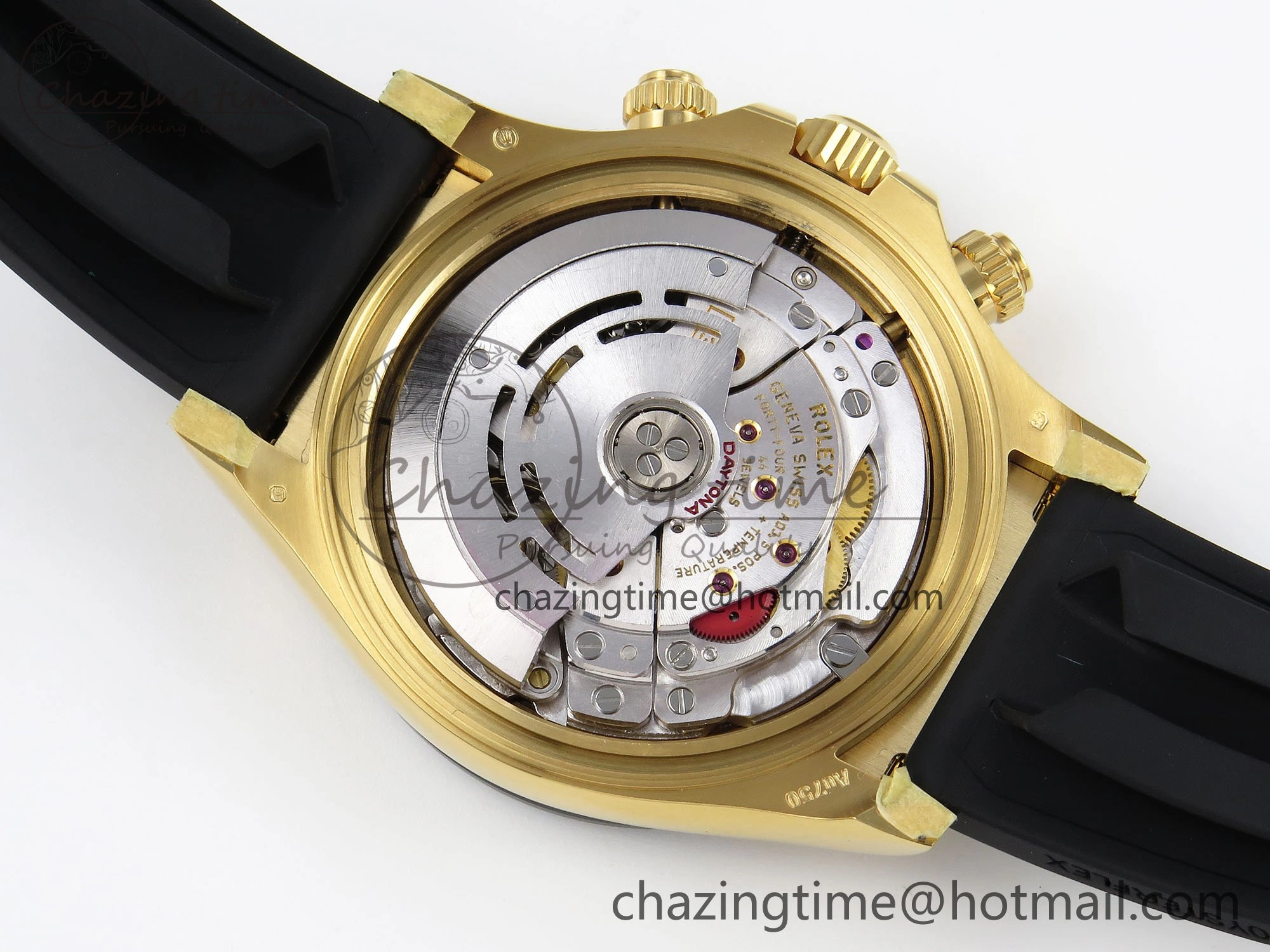 Daytona 116518 Clean 1:1 Best Edition YG Dial on Oysterflex Rubber Strap SA4130