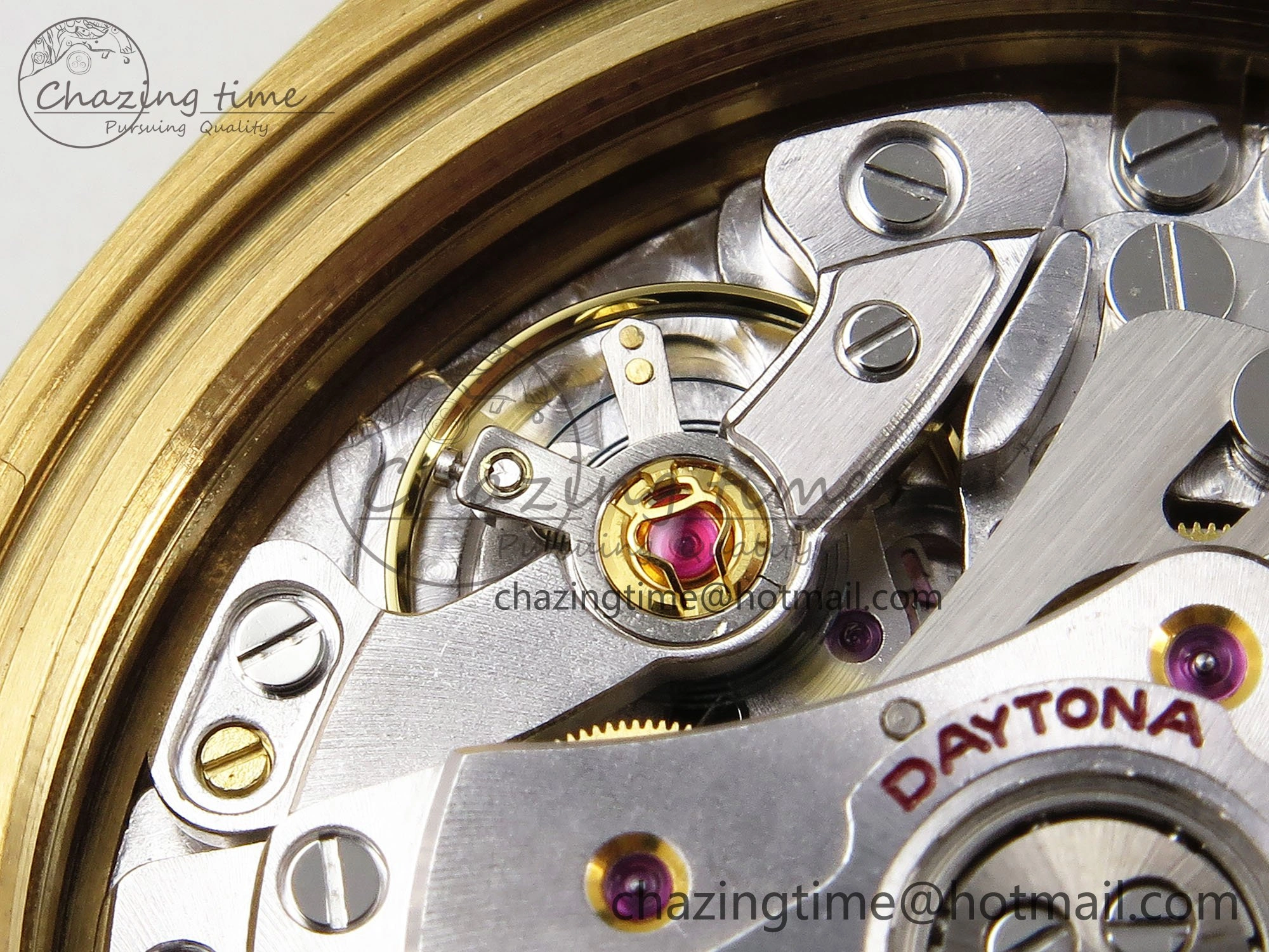 Daytona 116518 Clean 1:1 Best Edition YG Dial on Oysterflex Rubber Strap SA4130