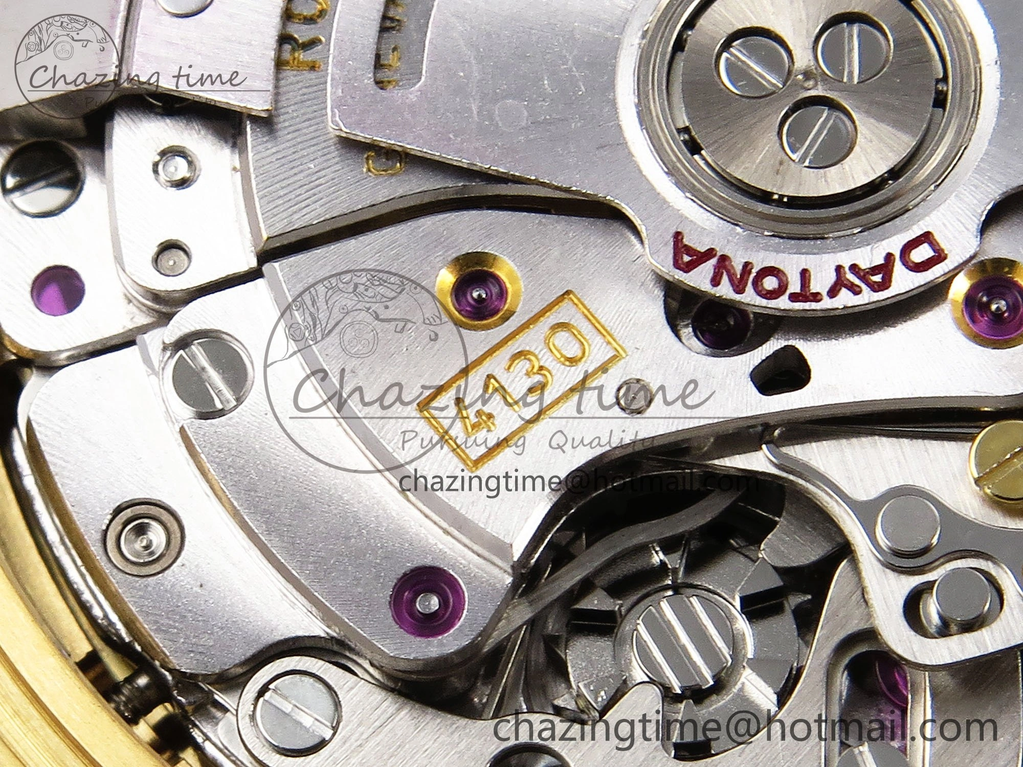 Daytona 116518 Clean 1:1 Best Edition YG Dial on Oysterflex Rubber Strap SA4130
