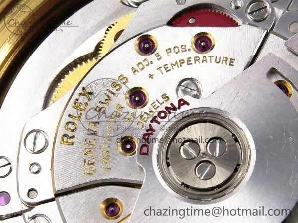 Daytona 116518 Clean 1:1 Best Edition YG Dial on Oysterflex Rubber Strap SA4130