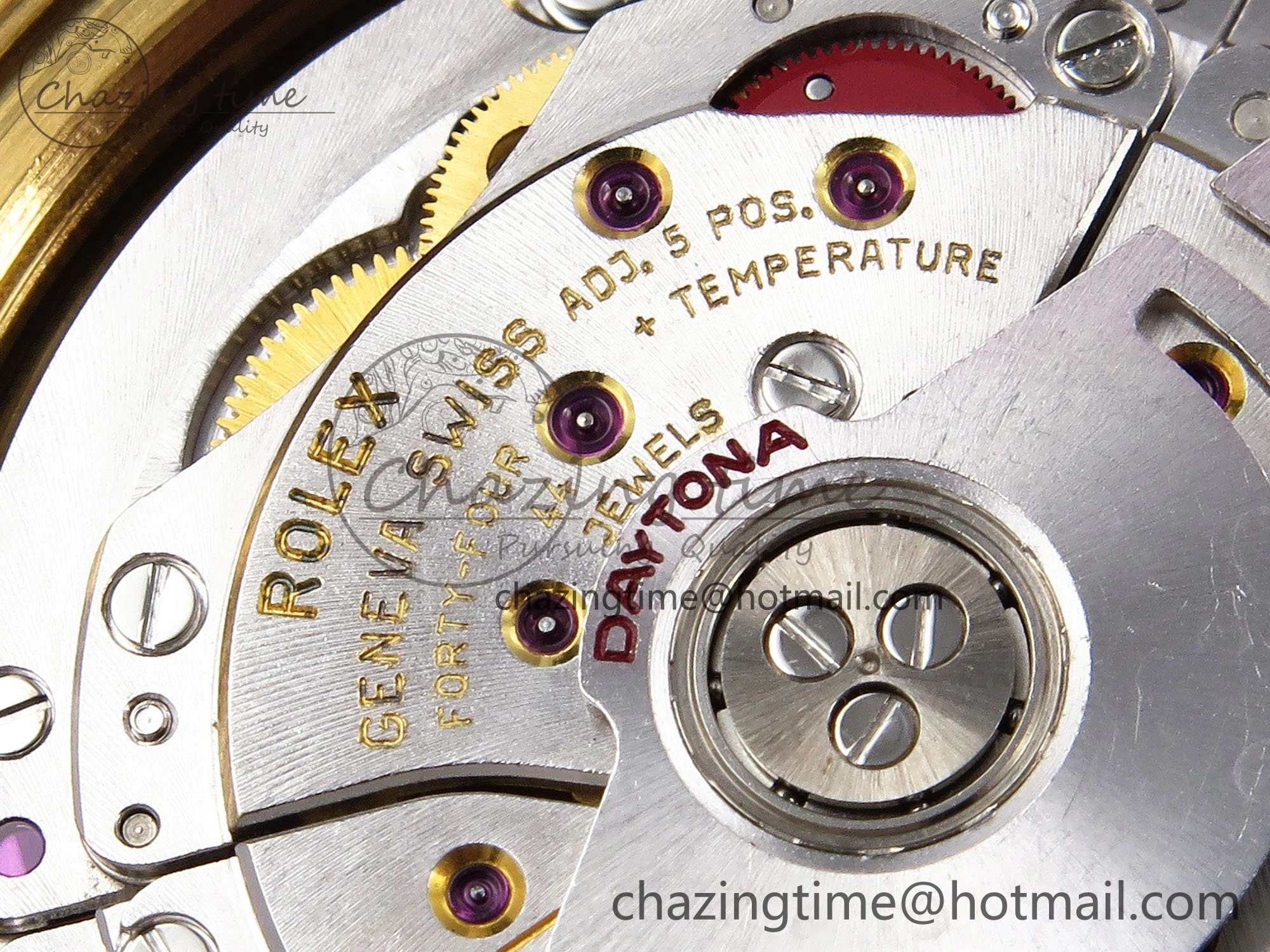 Daytona 116518 Clean 1:1 Best Edition YG Dial on Oysterflex Rubber Strap SA4130