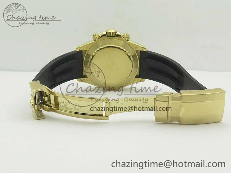 Daytona 116518 LN Paul Newman ARF 1:1 Best Edition Black Dial on Oysterflex Strap A4130 Super Clone