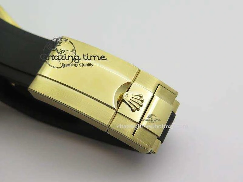 Daytona 116518 LN YG ARF 1:1 Best Edition YG Dial On Rubber Strap A4130 Super Clone