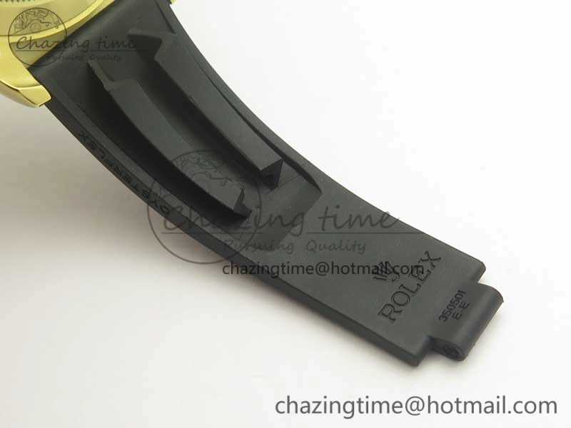 Daytona 116518 LN YG ARF 1:1 Best Edition YG Dial on Rubber Strap A4130 Super Clone V2