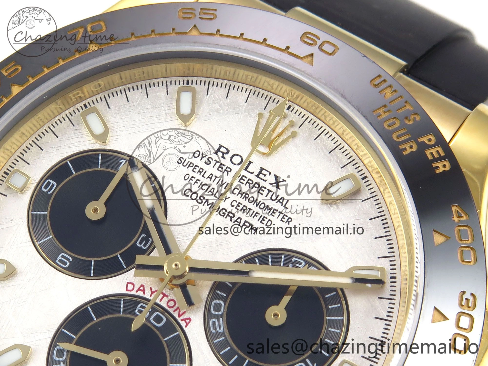 Daytona 116518 N6F 1:1 Best Edition Meteorite Dial on Oysterflex Strap SA4130