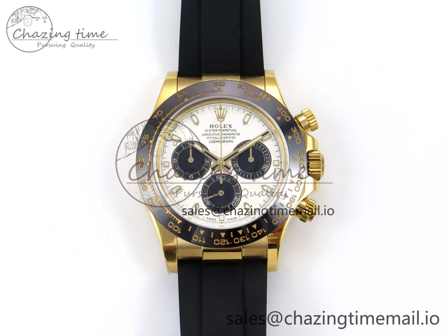 Daytona 116518 N6F 1:1 Best Edition Meteorite Dial on Oysterflex Strap SA4130