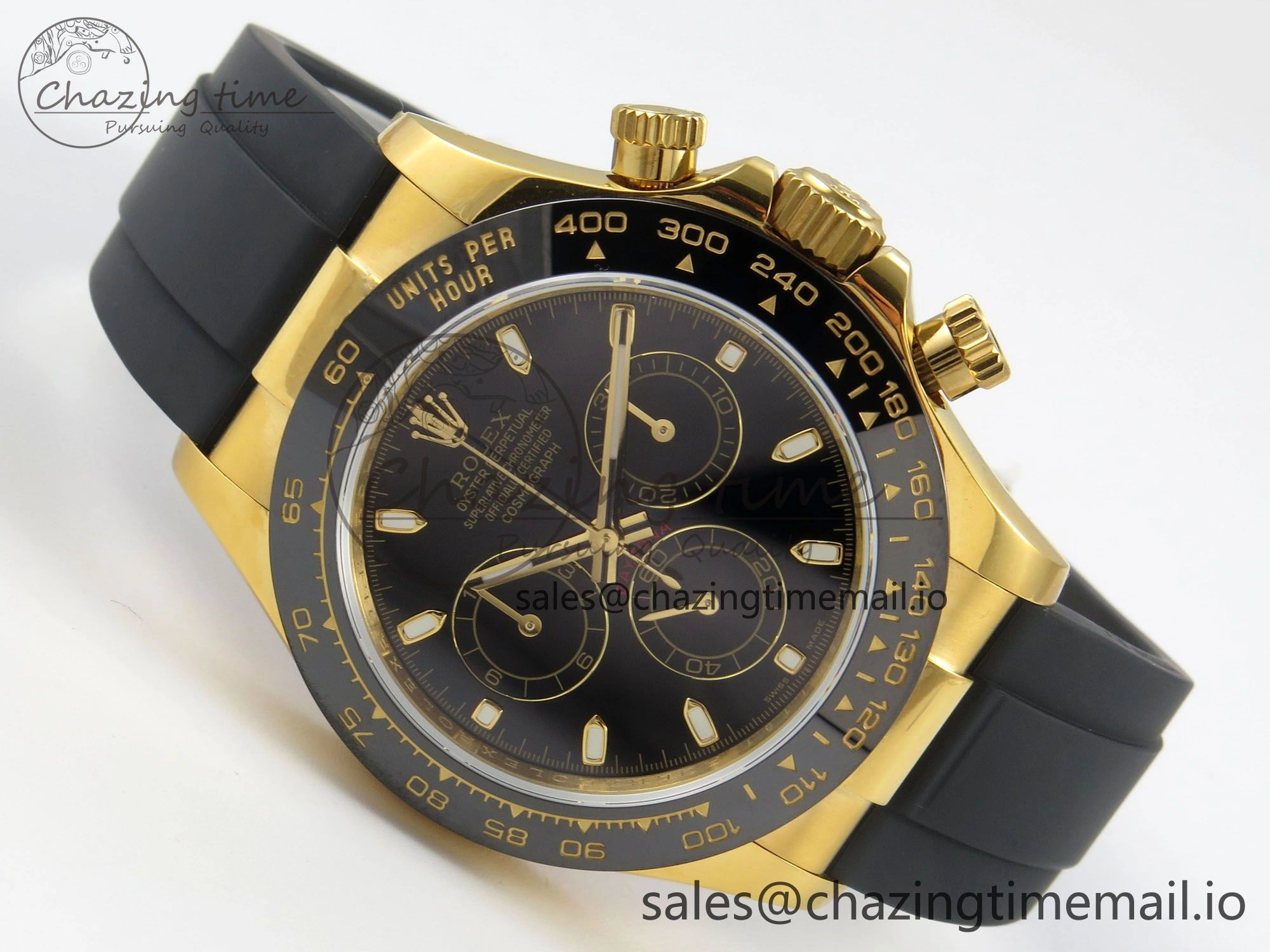 Daytona 116518 QF 1:1 Best Edition Black Dial on Oysterflex Strap SH4130 V11（Gain Weight）