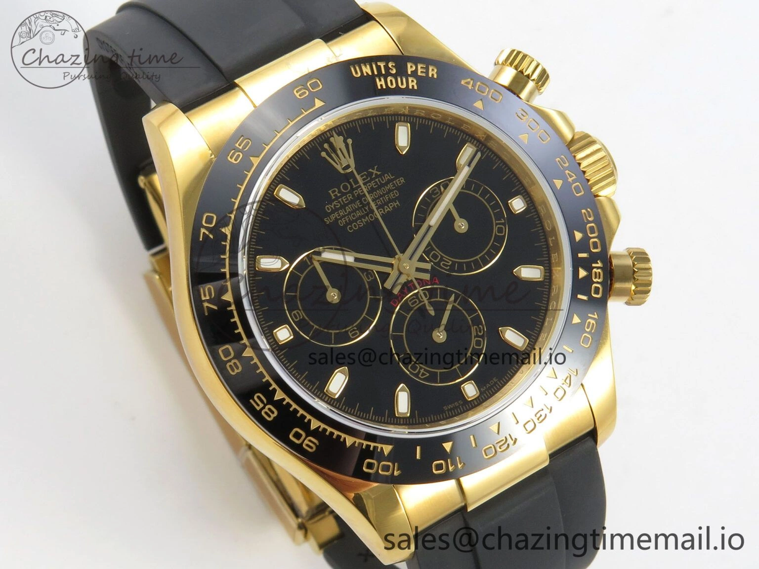 Daytona 116518 QF 1:1 Best Edition Black Dial on Oysterflex Strap SH4130 V11（Gain Weight）