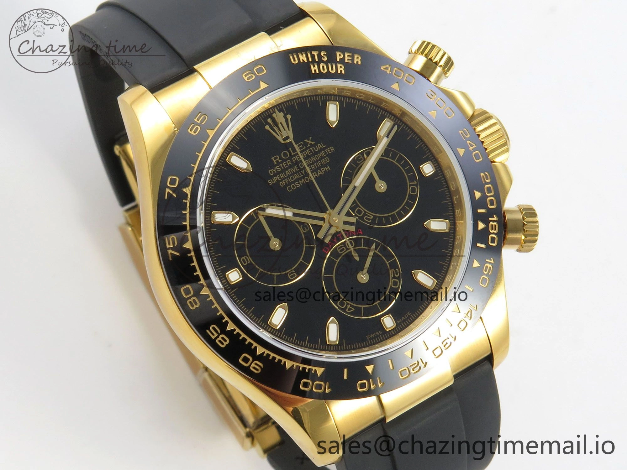 Daytona 116518 QF 1:1 Best Edition Black Dial on Oysterflex Strap SH4130 V11（Gain Weight）