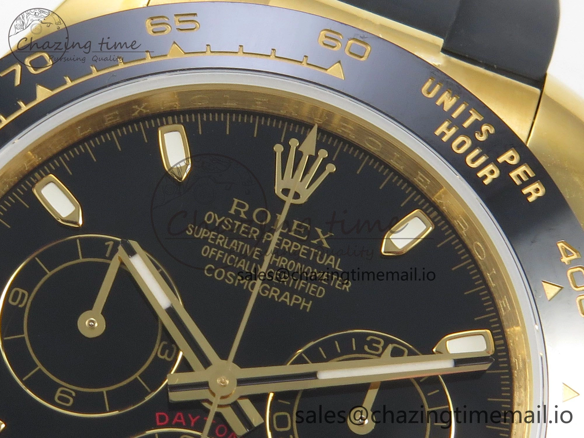 Daytona 116518 QF 1:1 Best Edition Black Dial on Oysterflex Strap SH4130 V11（Gain Weight）