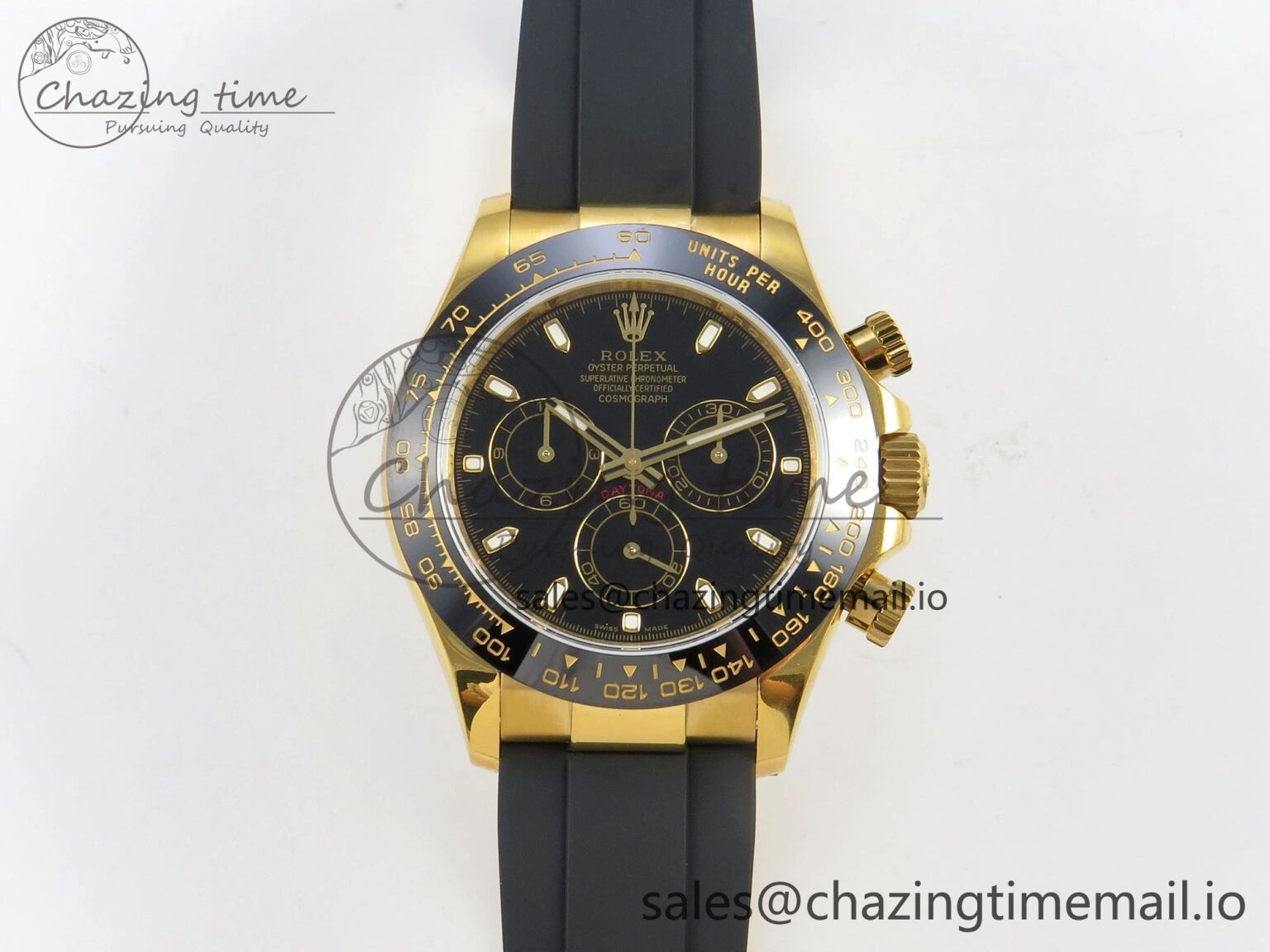 Daytona 116518 QF 1:1 Best Edition Black Dial on Oysterflex Strap SH4130 V11（Gain Weight）