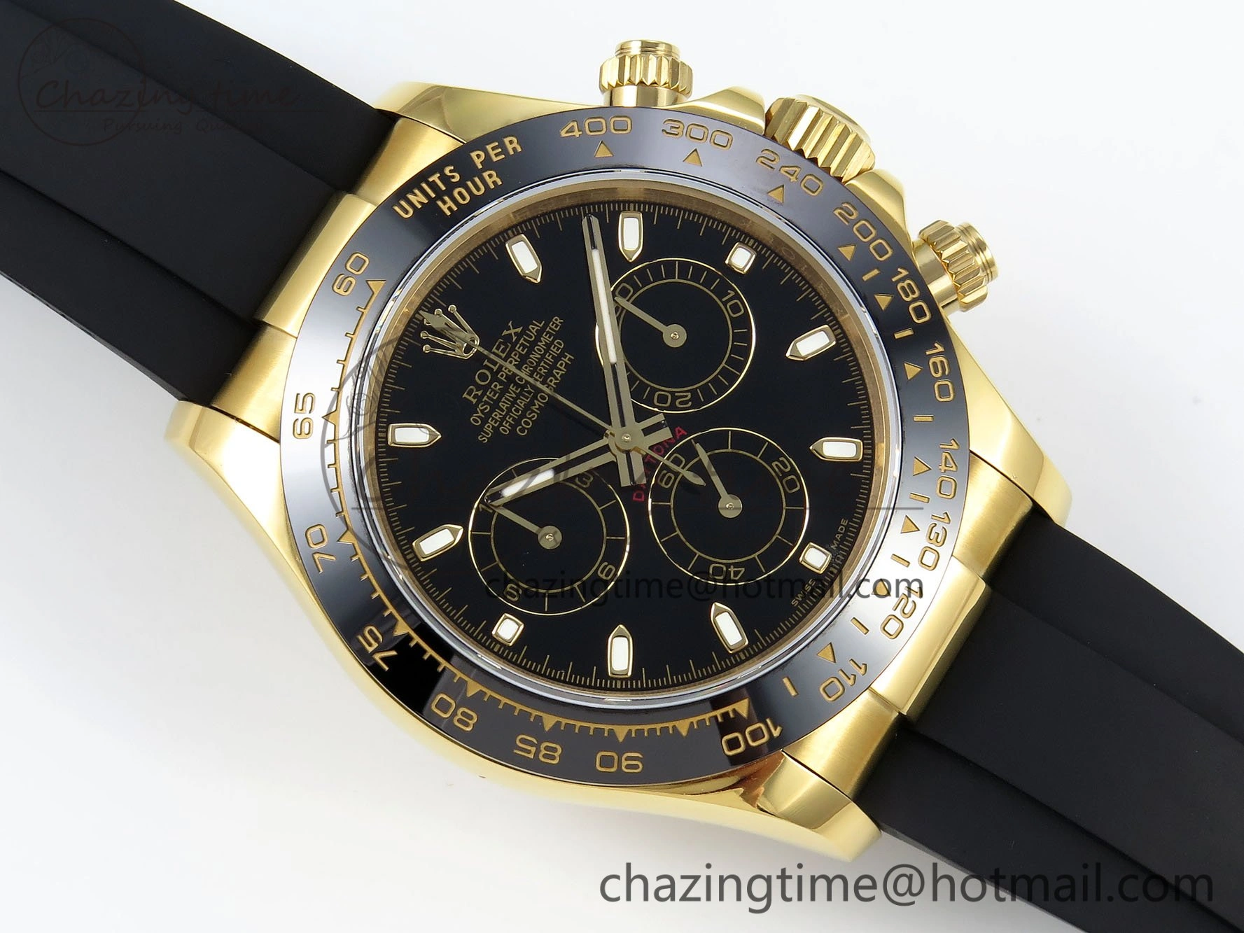 Daytona 116518 QF 1:1 Best Edition Black Dial on Oysterflex Strap SH4130 V3 (Gain Weight)