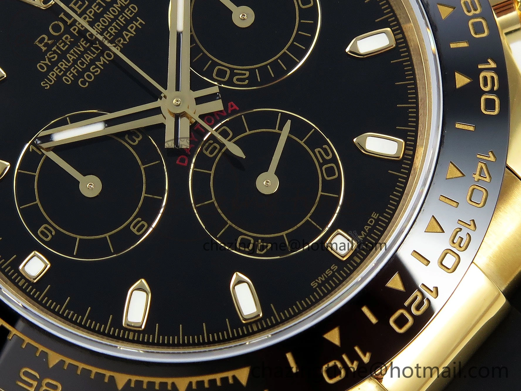 Daytona 116518 QF 1:1 Best Edition Black Dial on Oysterflex Strap SH4130 V3 (Gain Weight)