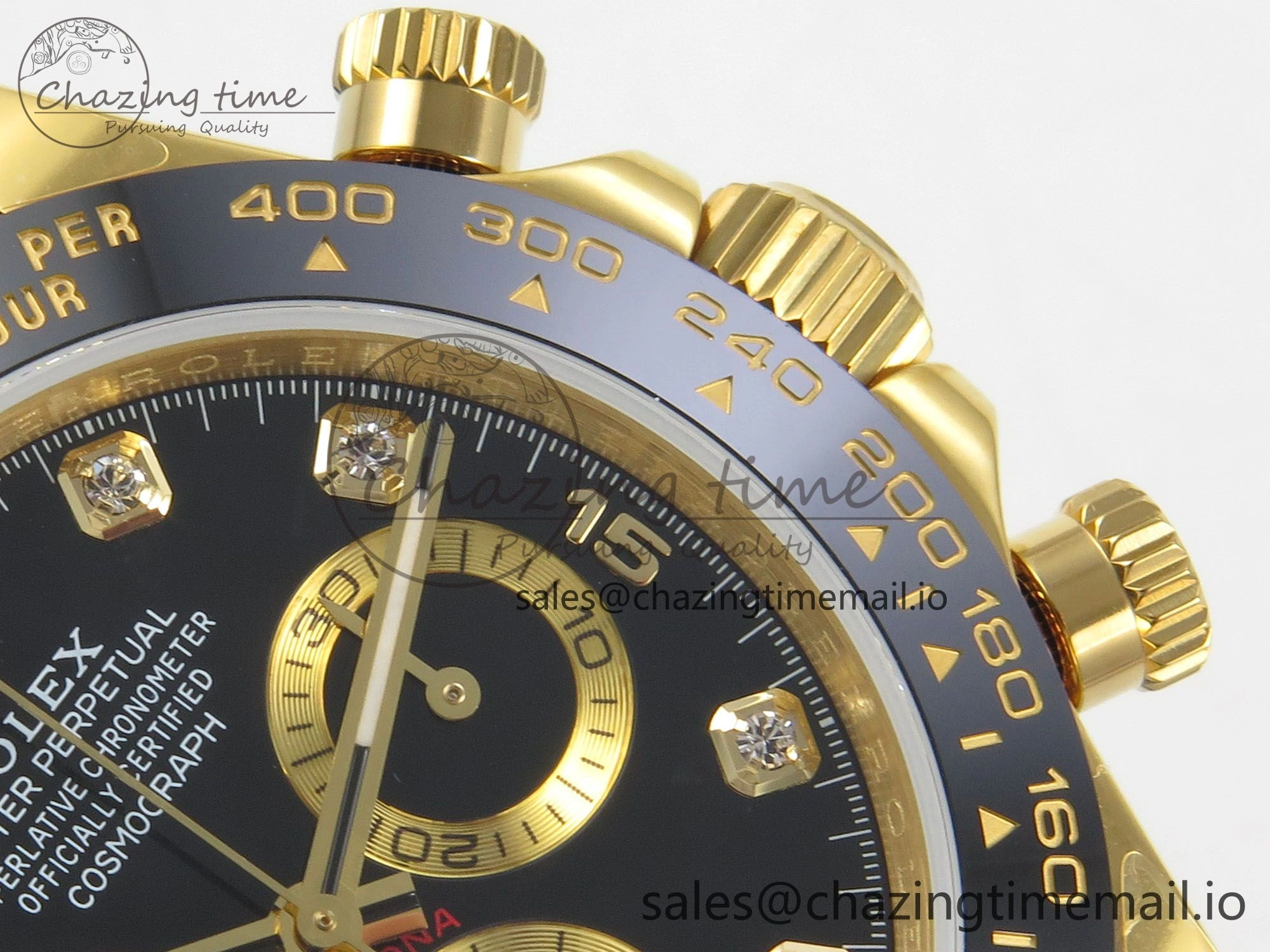 Daytona 116518 QF 1:1 Best Edition Black YG Dial on Oysterflex Strap SH4130 V11（Gain Weight）