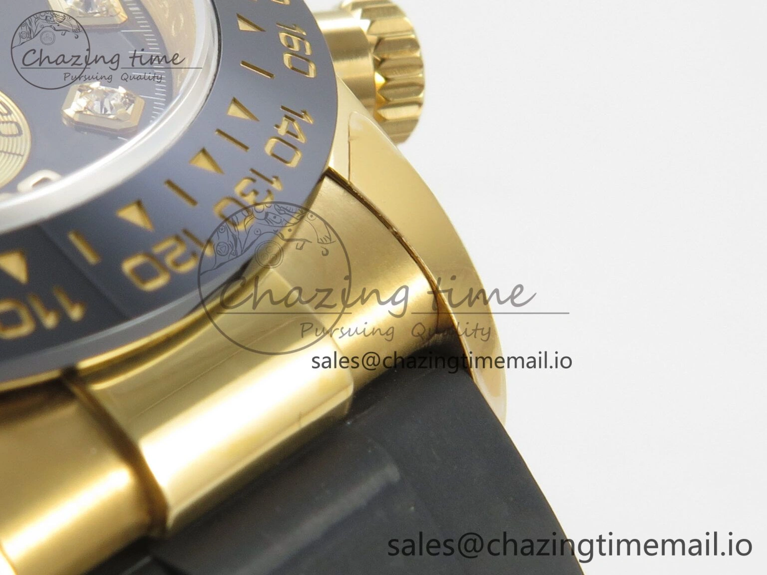 Daytona 116518 QF 1:1 Best Edition Black YG Dial on Oysterflex Strap SH4130 V11（Gain Weight）