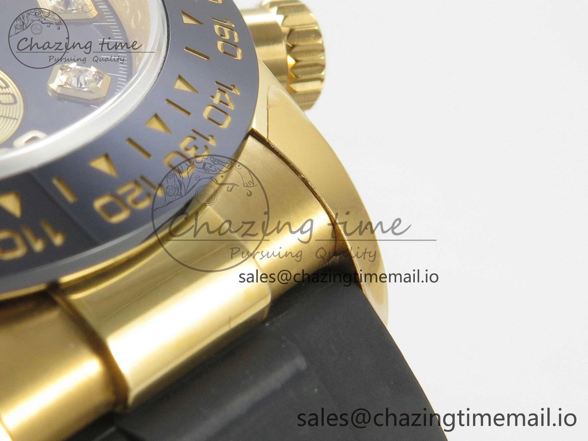 Daytona 116518 QF 1:1 Best Edition Black YG Dial on Oysterflex Strap SH4130 V11（Gain Weight）