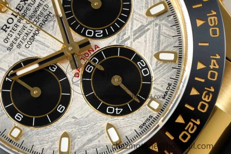 Daytona 116518 QF 1:1 Best Edition Meteorite Dial on Oysterflex Rubber Strap SA4130