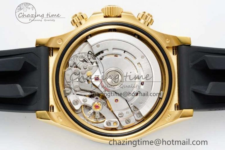 Daytona 116518 QF 1:1 Best Edition Meteorite Dial on Oysterflex Rubber Strap SA4130