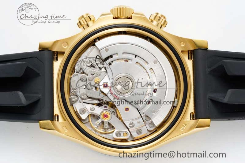 Daytona 116518 QF 1:1 Best Edition Meteorite Dial on Oysterflex Rubber Strap SA4130