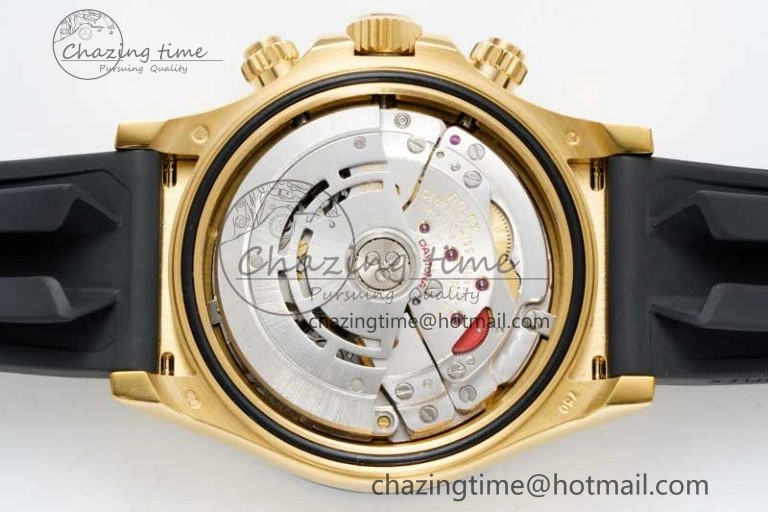 Daytona 116518 QF 1:1 Best Edition Meteorite Dial on Oysterflex Rubber Strap SA4130