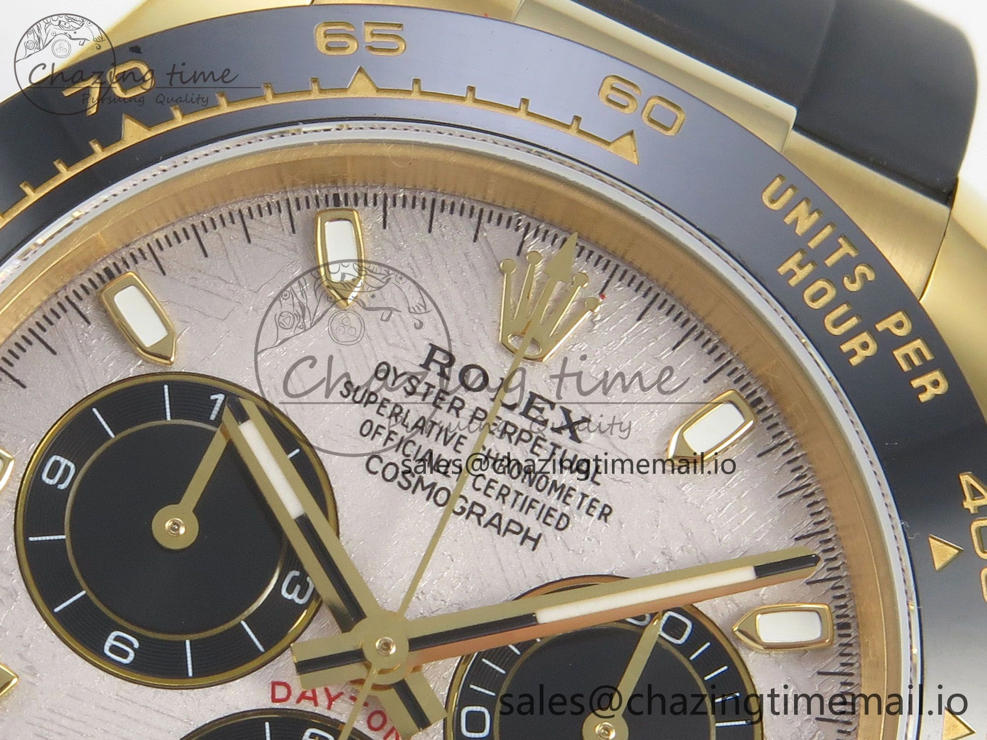 Daytona 116518 QF 1:1 Best Edition Meteorite Dial on Oysterflex Strap SH4130 V11（Gain Weight）