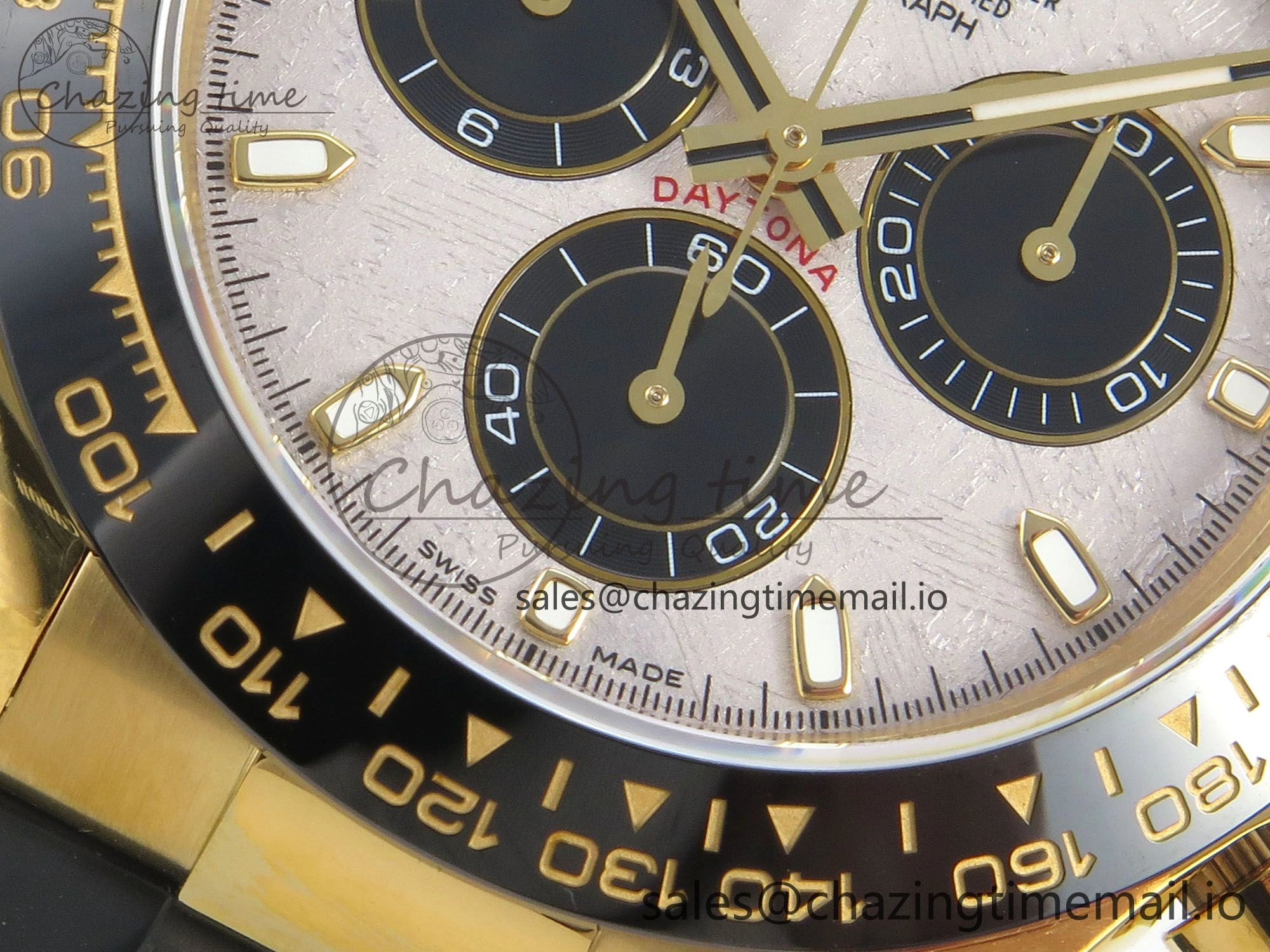 Daytona 116518 QF 1:1 Best Edition Meteorite Dial on Oysterflex Strap SH4130 V11（Gain Weight）