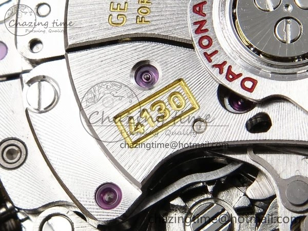 Daytona 116518 QF 1:1 Best Edition Meteorite Dial on Oysterflex Strap SH4130 V3 (Gain Weight)