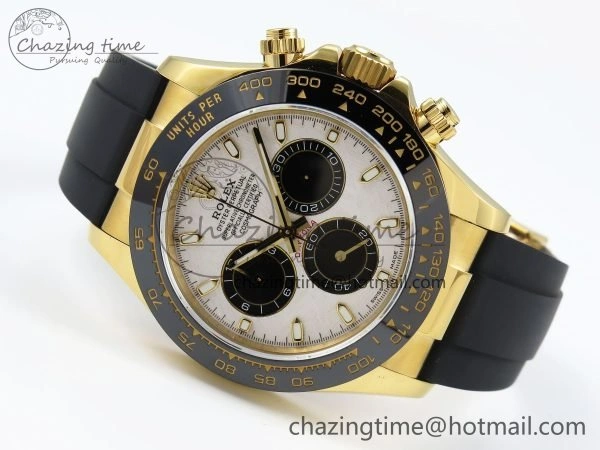 Daytona 116518 QF 1:1 Best Edition Meteorite Dial on Oysterflex Strap SH4130 V3 (Gain Weight)