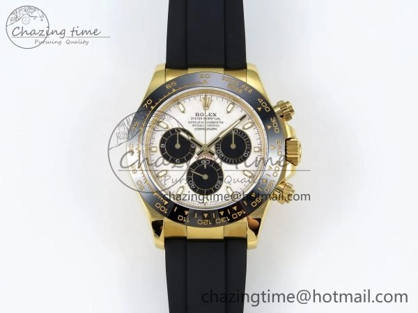 Daytona 116518 QF 1:1 Best Edition Meteorite Dial on Oysterflex Strap SH4130 V3 (Gain Weight)