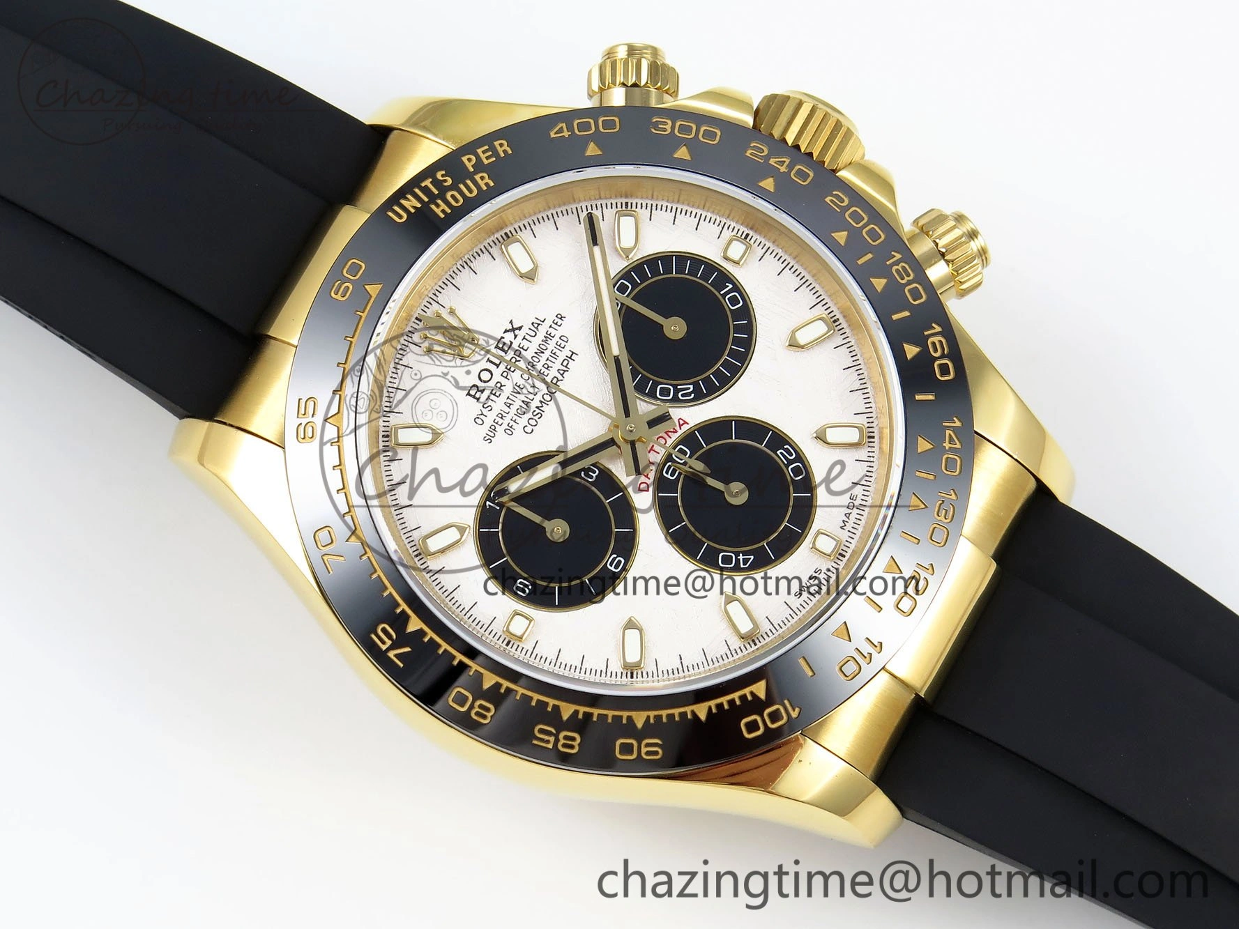 Daytona 116518 QF 1:1 Best Edition Meteorite Dial on Oysterflex Strap SH4130 V3 (Gain Weight)