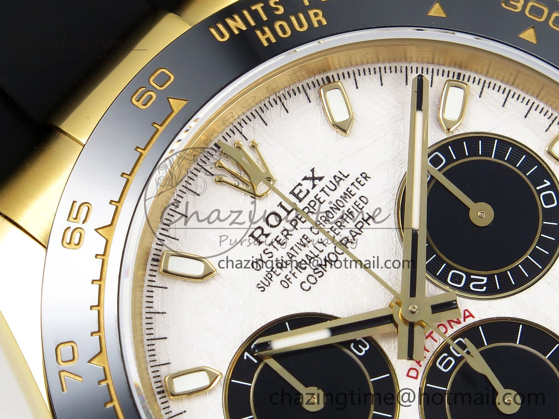 Daytona 116518 QF 1:1 Best Edition Meteorite Dial on Oysterflex Strap SH4130 V3 (Gain Weight)