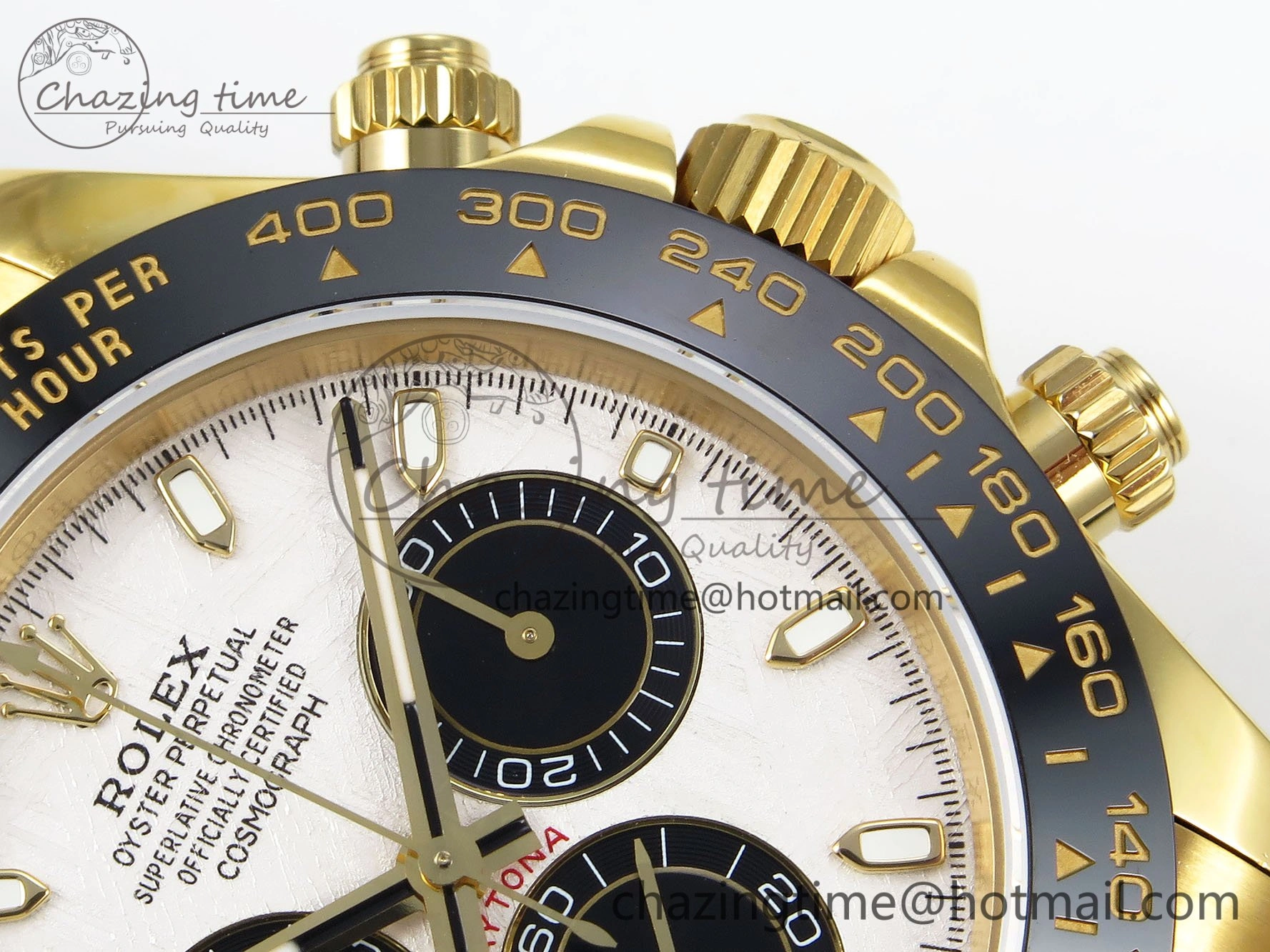 Daytona 116518 QF 1:1 Best Edition Meteorite Dial on Oysterflex Strap SH4130 V3 (Gain Weight)