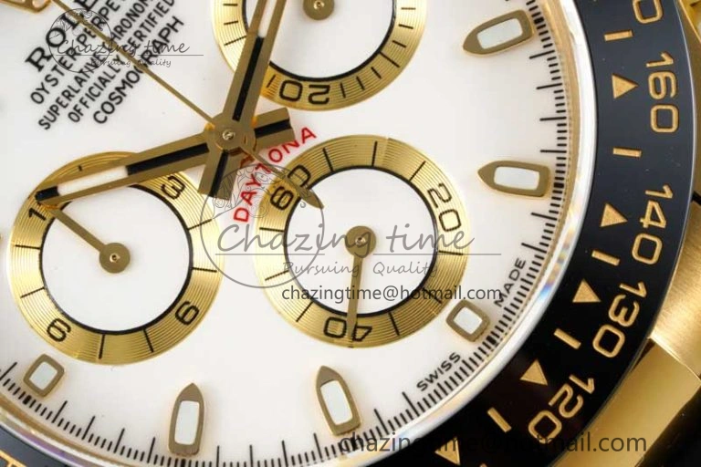 Daytona 116518 QF 1:1 Best Edition White Dial on Oysterflex Rubber Strap SA4130