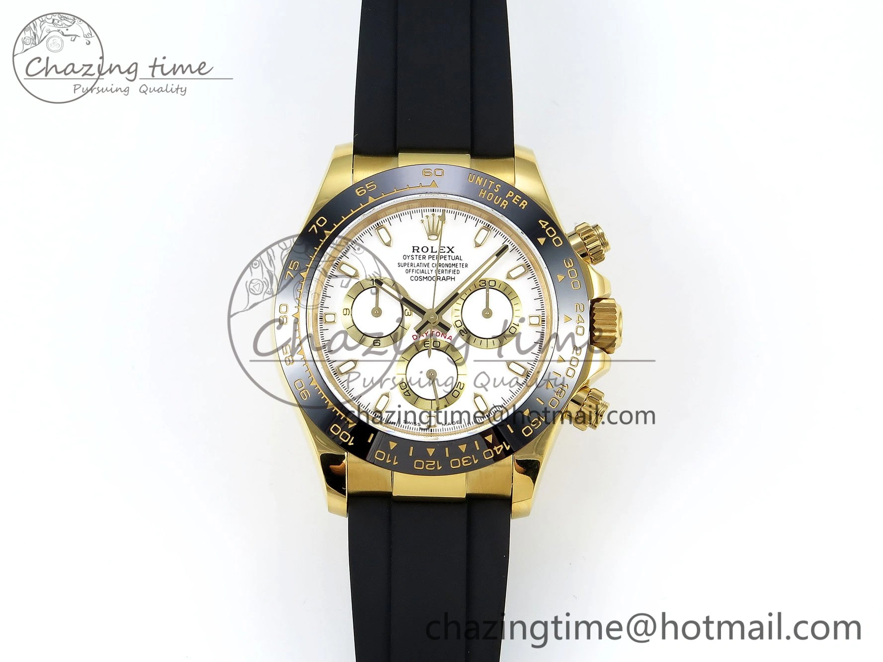 Daytona 116518 QF 1:1 Best Edition White Dial on Oysterflex Strap SH4130 V3 (Gain Weight)