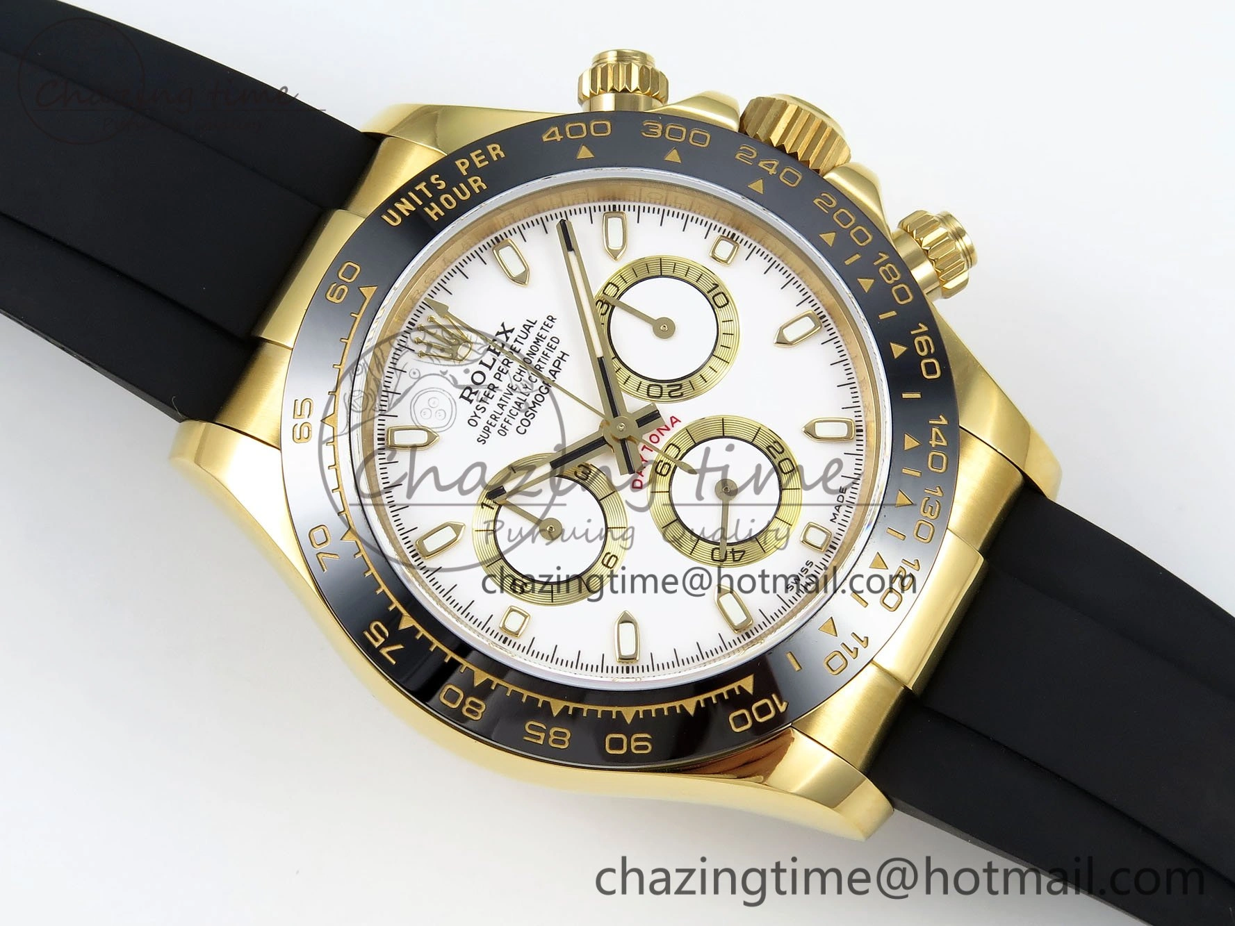 Daytona 116518 QF 1:1 Best Edition White Dial on Oysterflex Strap SH4130 V3 (Gain Weight)
