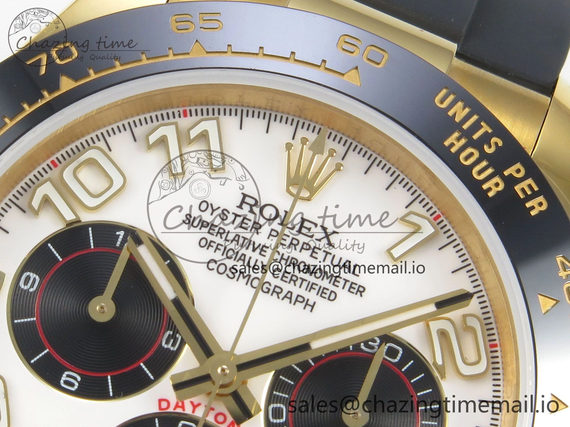 Daytona 116518 QF 1:1 Best Edition White Black Dial on Oysterflex Strap SH4130 V11（Gain Weight）