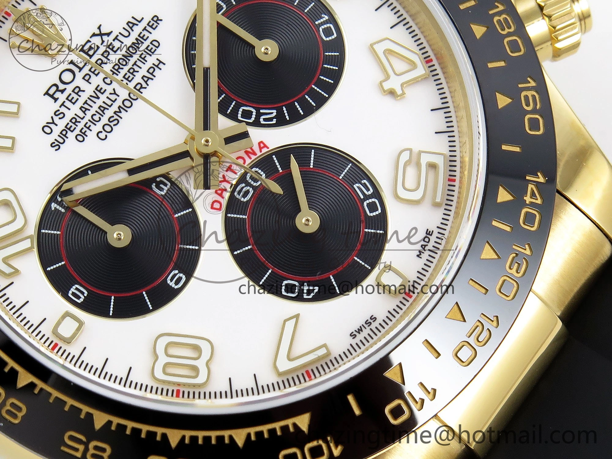Daytona 116518 QF 1:1 Best Edition White Black Numeral Dial on Oysterflex Strap SH4130 V3 (Gain Weight)