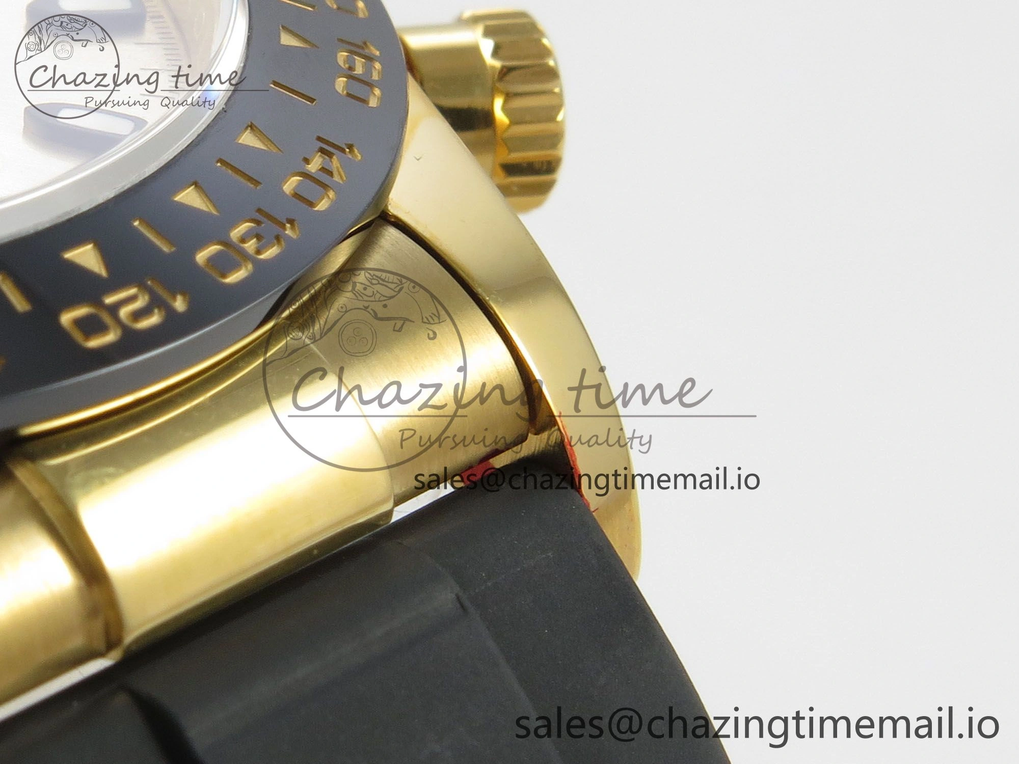 Daytona 116518 QF 1:1 Best Edition YG Black Dial on Oysterflex Strap SH4130 V11（Gain Weight）