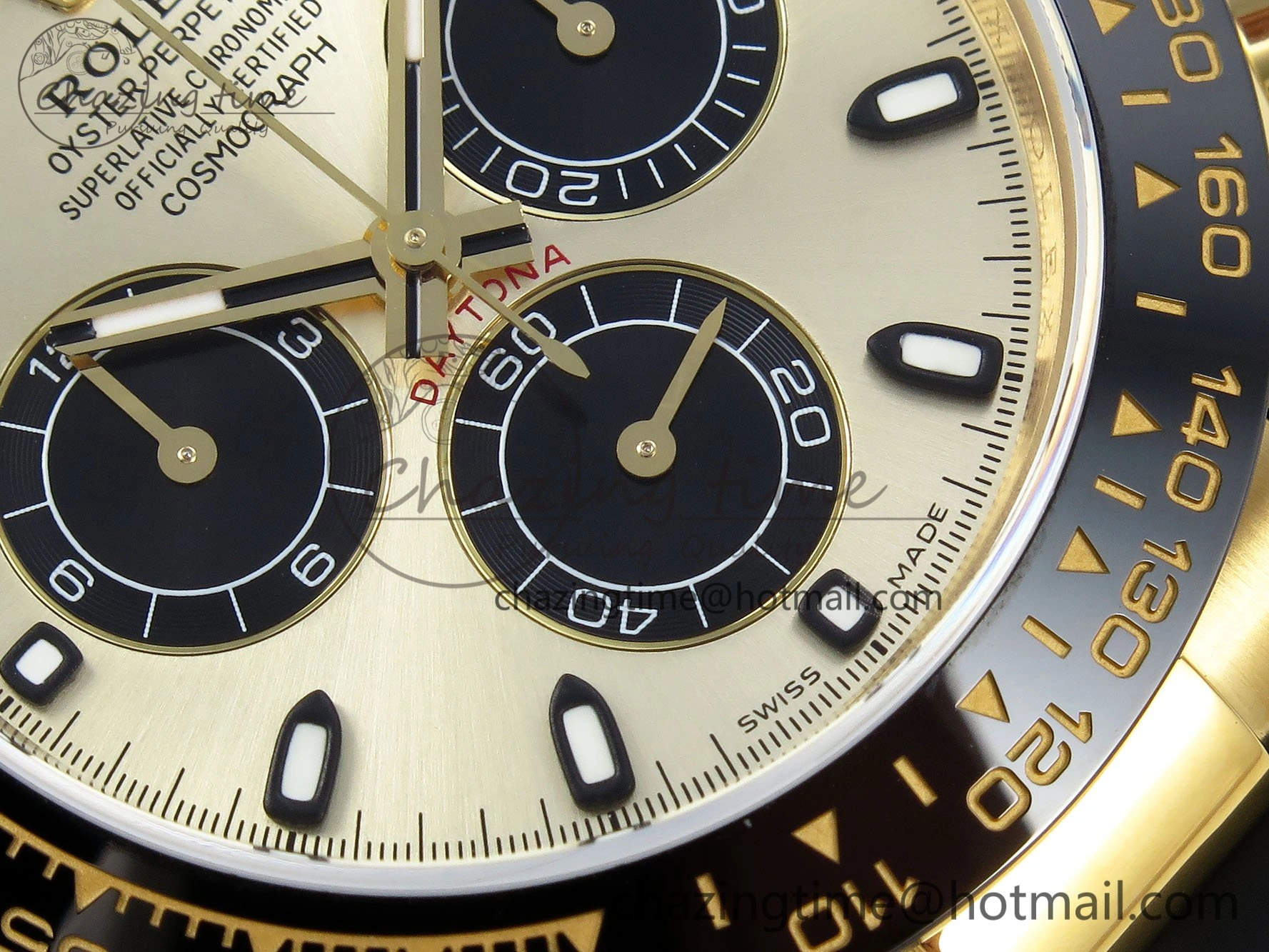 Daytona 116518 QF 1:1 Best Edition YG Black Dial on Oysterflex Strap SH4130 V3 (Gain Weight)