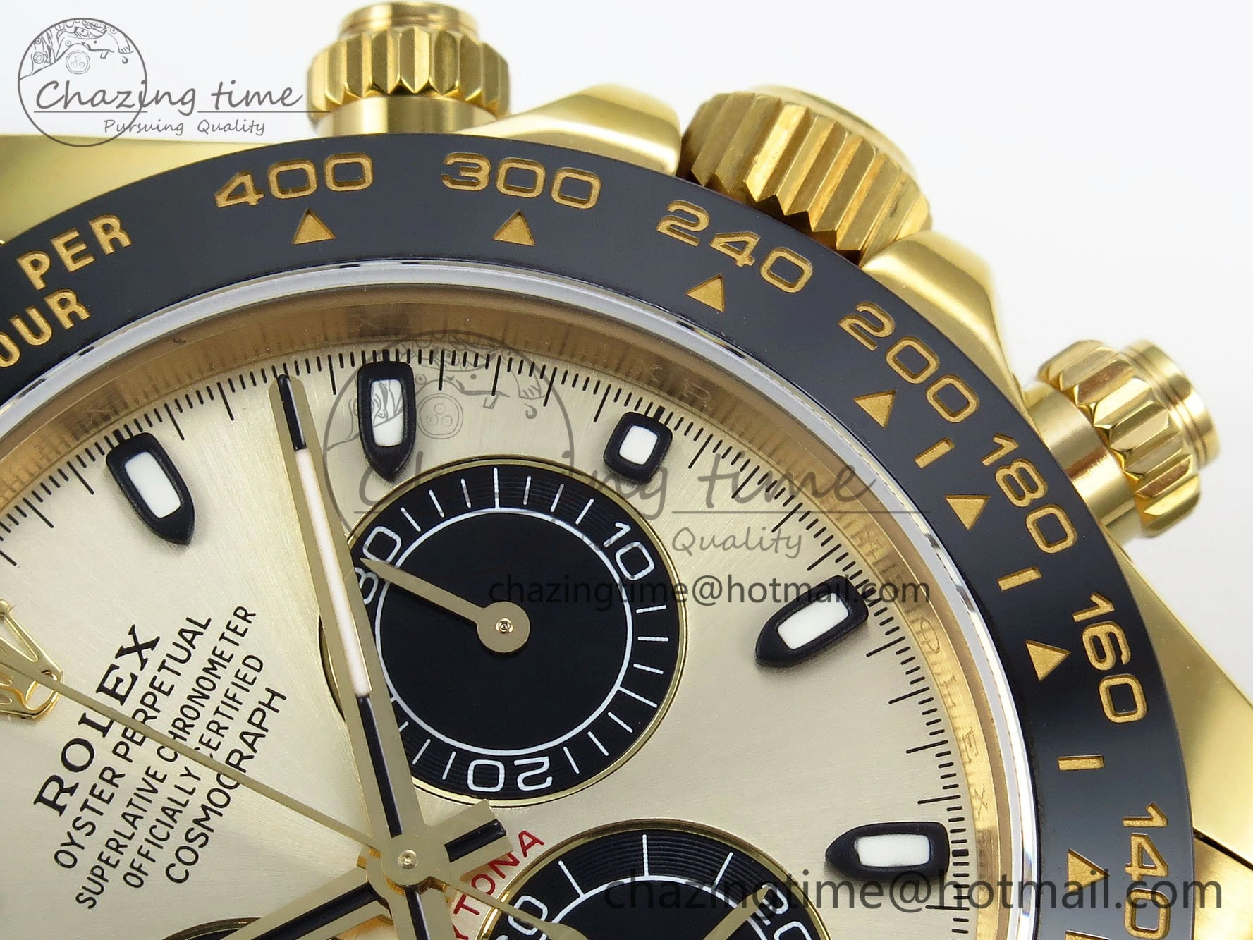 Daytona 116518 QF 1:1 Best Edition YG Black Dial on Oysterflex Strap SH4130 V3 (Gain Weight)