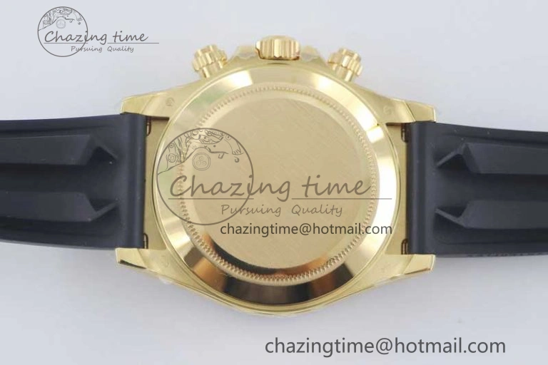Daytona 116518 TWF 1:1 Best Edition 904L Steel Black Diamonds Dial on Oysterflex Strap A7750