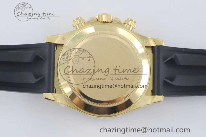 Daytona 116518 TWF 1:1 Best Edition 904L Steel Black Diamonds Dial on Oysterflex Strap A7750