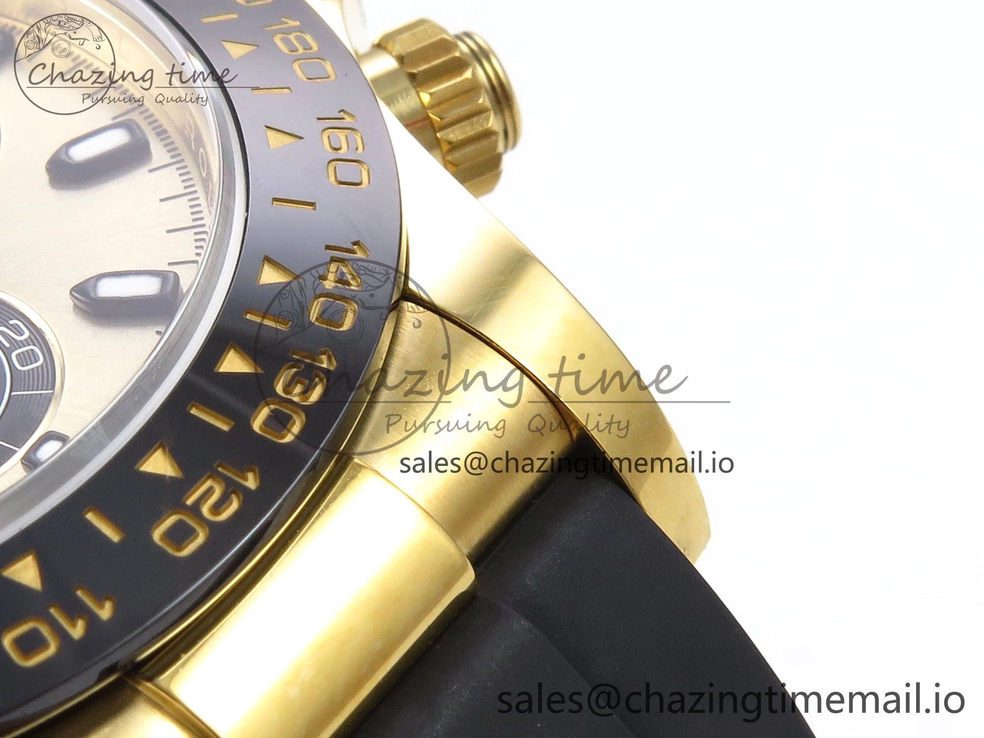 Daytona 116518 VSF 1:1 Best Edition 904L Steel YG Dial on Oysterflex Strap DD4130